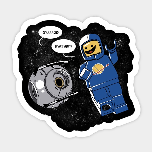 Spaaaaccceee?? Sticker by Fishmas